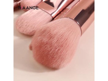 Listing 5 of 10 for MAANGE Makeup Brushes Pro Pink Brush Set Powder EyeShadow Blending Eyeliner