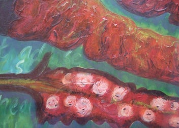 Listing 2 of 5 for Original NZ Art - Acrylic/Mixed Media - Chillies