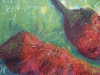 Listing 3 of 5 for Original NZ Art - Acrylic/Mixed Media - Chillies