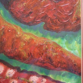 Listing 5 of 5 for Original NZ Art - Acrylic/Mixed Media - Chillies