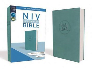Listing 1 of 1 for NIV, Value Thinline Bible, Imitation Leather, Blue
