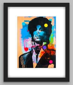 Listing 2 of 20 for Prince | Pop Art Portrait Series | Framed Print 1/20