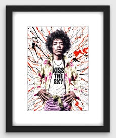 Listing 7 of 20 for Prince | Pop Art Portrait Series | Framed Print 1/20