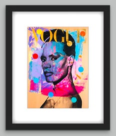 Listing 8 of 20 for Prince | Pop Art Portrait Series | Framed Print 1/20