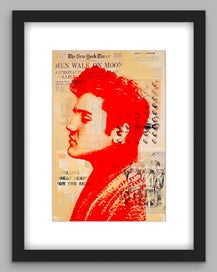 Listing 10 of 20 for Prince | Pop Art Portrait Series | Framed Print 1/20