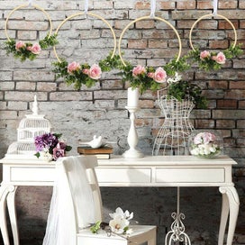 Listing 3 of 16 for 10PCS Bamboo Embroidery Hoops Ring Sewing Frame Cross Stitch Craft Wedding Xmas