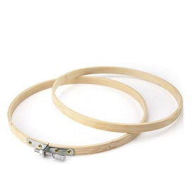 Listing 8 of 16 for 10PCS Bamboo Embroidery Hoops Ring Sewing Frame Cross Stitch Craft Wedding Xmas