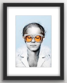 Listing 10 of 20 for Queen’s Freddie Mercury | Pop Art Portrait Painting Gallery | Framed Print 1/20