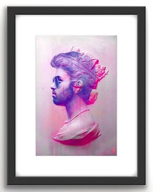 Listing 16 of 20 for Queen’s Freddie Mercury | Pop Art Portrait Painting Gallery | Framed Print 1/20