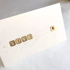 Listing 3 of 8 for Small Square Letters Metal Cutting Dies For DIY Scrapbooking Album Paper Cards