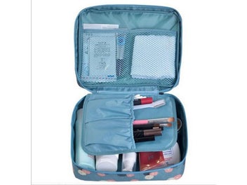 Listing 4 of 10 for Girl Makeup Bag Cosmetic Bag Travel Kit Storage Case