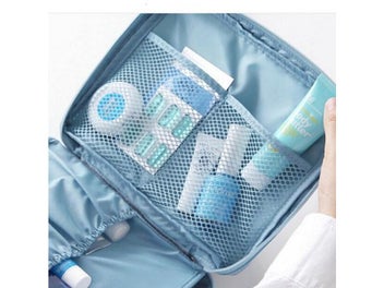 Listing 7 of 10 for Girl Makeup Bag Cosmetic Bag Travel Kit Storage Case