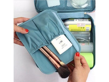 Listing 8 of 10 for Girl Makeup Bag Cosmetic Bag Travel Kit Storage Case