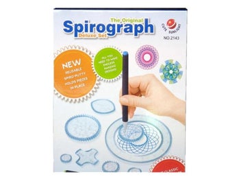 Listing 3 of 10 for 22pcs Spirograph Drawing Toys Set Interlocking Gears Wheels Drawing Accessories