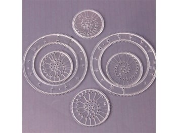 Listing 6 of 10 for 22pcs Spirograph Drawing Toys Set Interlocking Gears Wheels Drawing Accessories