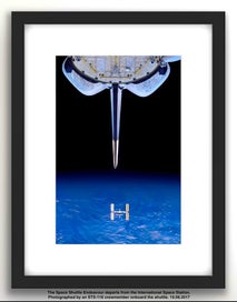 Listing 5 of 17 for Space Shuttle Endeavour | Moons Stars & Space Travel | Framed Photo 1/20