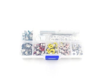 Listing 4 of 10 for (120 Sets Eyelets And Tools )Paint Color Rivets Buttonholes 5 MM Multicolor