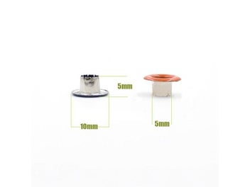 Listing 8 of 10 for (120 Sets Eyelets And Tools )Paint Color Rivets Buttonholes 5 MM Multicolor