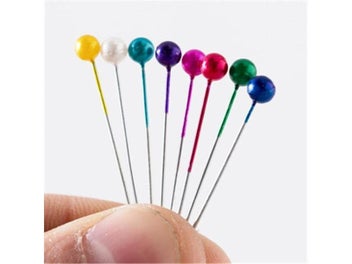 Listing 7 of 9 for 120Pcs/3Roll Colorfu Pearl Light Locating Pins Patchwork Sewing Positioning