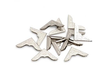 Listing 6 of 10 for 12PCS Bronze/Silver/Bronze Option Book Scrapbooking Albums Menus Folders Corner