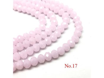 Listing 6 of 9 for 3x4mm 4x6mm 6x8mm Crystal Rondel Beads For Jewelry Making
