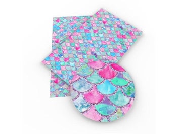 Listing 6 of 10 for David Accessories 20*33cm Flower Faux Artificial Synthetic Leather Fabric Hair