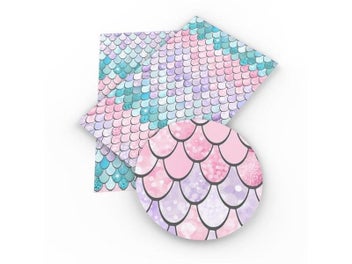 Listing 7 of 10 for David Accessories 20*33cm Flower Faux Artificial Synthetic Leather Fabric Hair