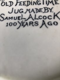 Listing 2 of 7 for Burleigh Ware Jug. Old Feeding Time