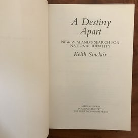 Listing 2 of 12 for A DESTINY APART by Keith Sinclair
