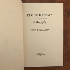 Listing 4 of 14 for KIRI by David Fingleton **Signed by Kiri Te Kanawa**