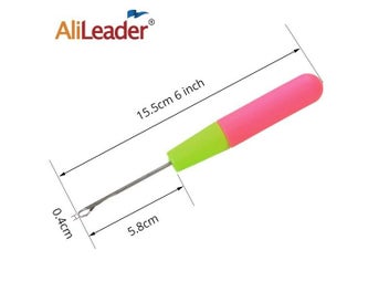 Listing 6 of 9 for Factory Selling 1 Piece 15Cm Pink Lemon Color Plastic Knitting Crochet Hook