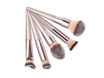 Listing 4 of 10 for 1PC Large Foundation Makeup Brushes Coffee Handle Very Soft Hair Blush Powder