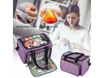 Listing 4 of 10 for Knitting Bag Yarn Tote Storage Set For DIY Household Org