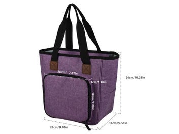 Listing 5 of 10 for Knitting Bag Yarn Tote Storage Set For DIY Household Org