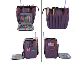 Listing 8 of 10 for Knitting Bag Yarn Tote Storage Set For DIY Household Org