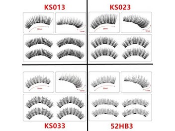 Listing 5 of 10 for Magnetic Natural 3 Magnets Set Long Wearing No Glue Long Lasting Eyelashes