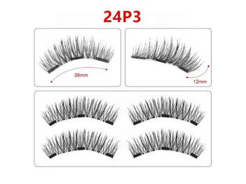 Listing 6 of 10 for Magnetic Natural 3 Magnets Set Long Wearing No Glue Long Lasting Eyelashes