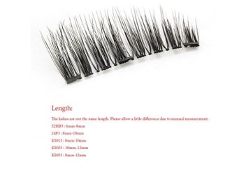 Listing 8 of 10 for Magnetic Natural 3 Magnets Set Long Wearing No Glue Long Lasting Eyelashes