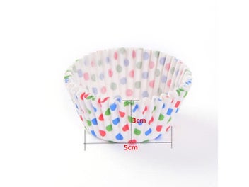 Listing 5 of 10 for 100PCS Muffins Paper Cupcake Wrappers Baking Cups Cases Muffin Boxes Cake Cup
