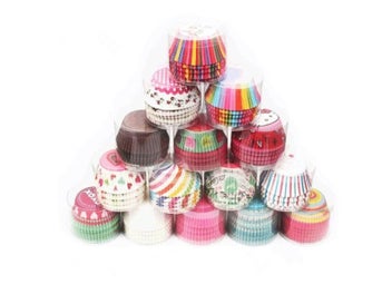 Listing 6 of 10 for 100PCS Muffins Paper Cupcake Wrappers Baking Cups Cases Muffin Boxes Cake Cup