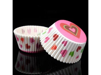 Listing 1 of 10 for 100PCS Muffins Paper Cupcake Wrappers Baking Cups Cases Muffin Boxes Cake Cup