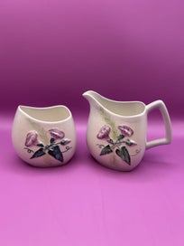 Listing 1 of 6 for Carlton Ware Convolvulus sugar bowl and milk jug