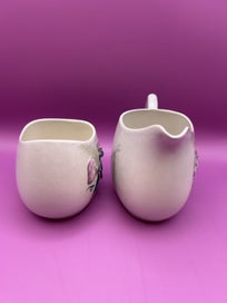 Listing 4 of 6 for Carlton Ware Convolvulus sugar bowl and milk jug