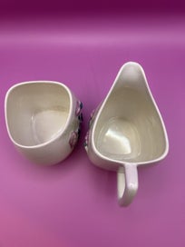 Listing 5 of 6 for Carlton Ware Convolvulus sugar bowl and milk jug