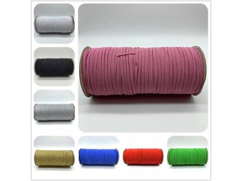 Listing 3 of 10 for 5yards/lot 3mm Colourful High Elastic Fiat Rubber Band Waist Band