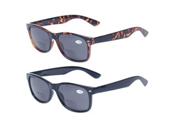 Listing 7 of 9 for Henotin Reading Glasses Spring Hinge Gray Lenses Bifocal Outdoor Fishing