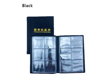 Listing 8 of 10 for 60 Piece/Coin Collection Album For Coins 40mm With Anti-slip Cover 6 Grids/page