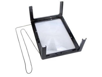Listing 7 of 9 for Triple Reading Lens Magnifier 3X Full Page With 4 LED Lights Stand For Seniors