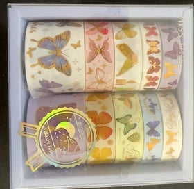 Listing 3 of 7 for 10Pcs Gold Foil Washi Tape Set - Decorative Scrapbooking & Journal Tape