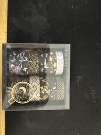 Listing 2 of 2 for 10Pcs Gold Foil Washi Tape Set - Decorative Scrapbooking & Journal Tape